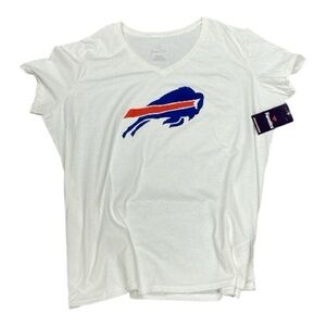 Fanatics - Buffalo Bills White Primary Team Logo Shirt